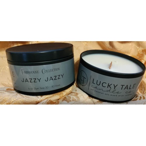 Jazzy Candle with wood wick