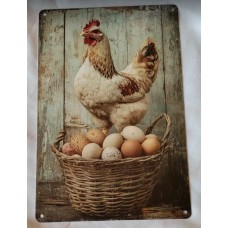 Chicken & Eggs Sign