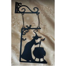 Metal Witch Silhouette Metal Witch Silhouette