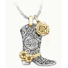 Cowboy Boot Necklace