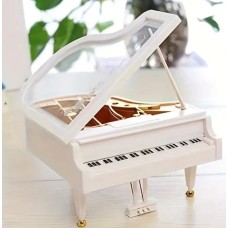 White Piano Music Box White Piano Music Box