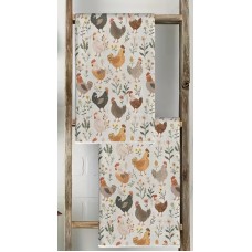Floral Rooster Towel Floral Rooster Towel