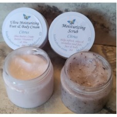Citrus Scrub/Cream Set