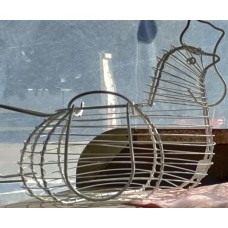 White Egg Basket White Egg Basket