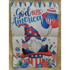 God Bless America Gnome Flag