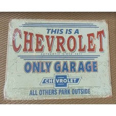 Chevy Garage Sign
