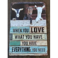 Goat Love Sign