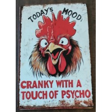 Psycho Chicken Sign