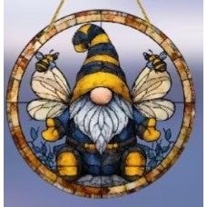 Bee Gnome Suncatcher