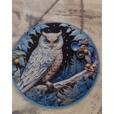 Snow Owl Suncatcher Snow Owl Suncatcher