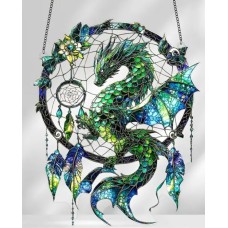 Dragon Dreamcatcher Suncatcher Dragon Dreamcatcher Suncatcher