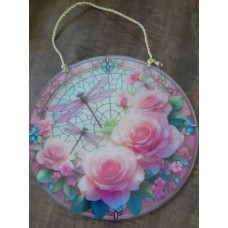 Pink Roses Suncatcher Pink Roses Suncatcher