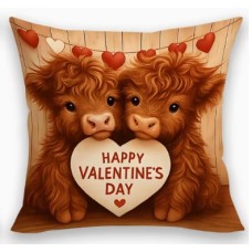 Valentine Cows Pillowcase Valentine Cows Pillowcase
